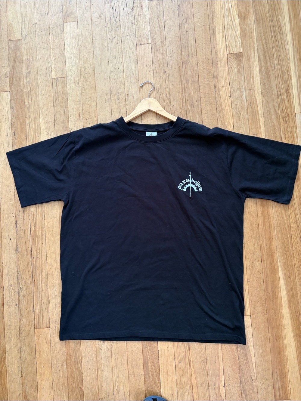Black Short-Sleeve Graphic Men's T-Shirt